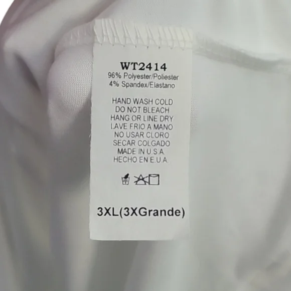 NWOT - Watermelon Black and White Striped Pocket T Shirt - Size 3X - Picture 5 of 9